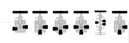 高压阀类型示意图