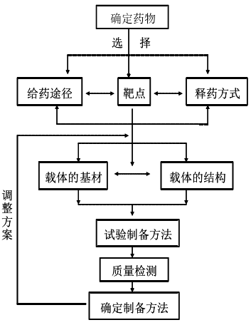 设计和制备载药脂质体的方案流程图